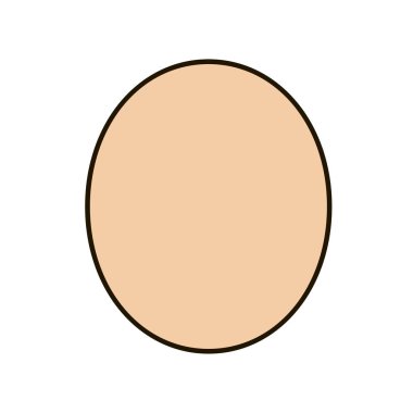 yüz, farklı formları vektör icoka. keskin anahat