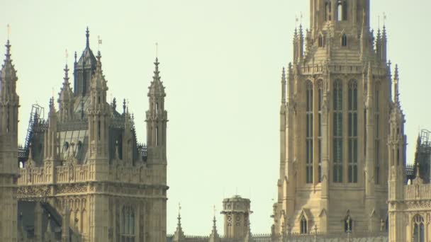 Gran Ben Decoración Peces Farola Londres Reino Unido — Vídeo de stock