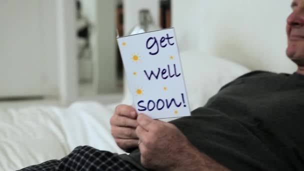 Mature Homme Lecture Get Well Soon Carte — Video