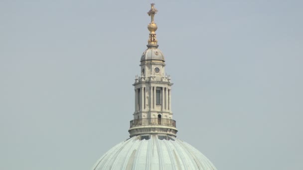 Pauls Catedral Londres Durante Dia — Vídeo de Stock