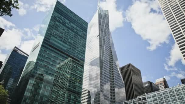 ミッドタウン マンハッタンの高層ビル ニューヨーク市 ニューヨーク アメリカ合衆国 — ストック動画