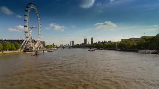 Millennium Wheel Reino Unido — Vídeo de stock