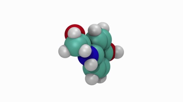 Grafische Animation Von Tylenol Auf Weißem Hintergrund — Stockvideo