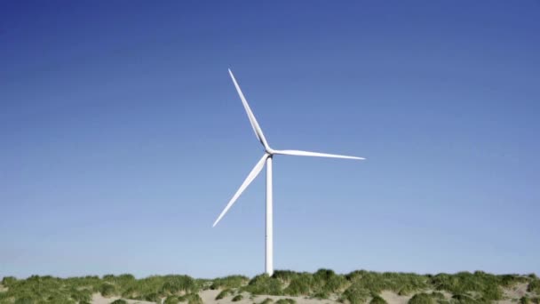 Wind Turbine Sky — Stock Video