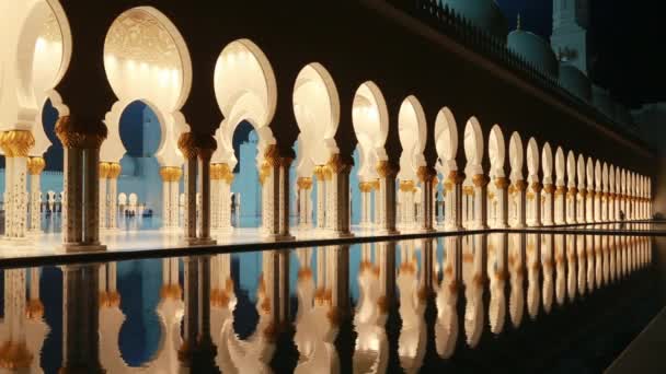 Sheikh Zayed Caminin Dış — Stok video