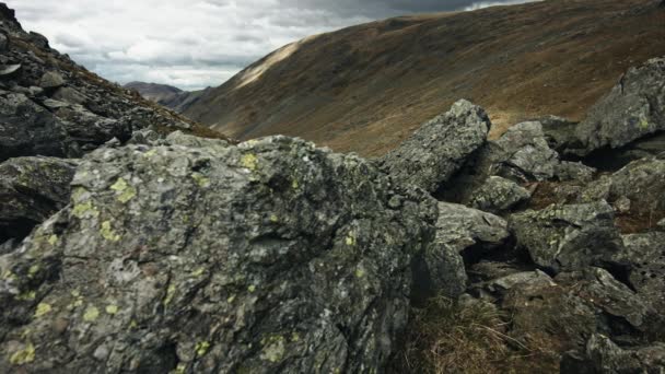 Veduta Delle Rocce Sul Kirkstone Pass Inghilterra — Video Stock