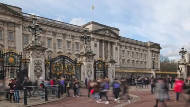 Turismo Londres Buckingham Palace — Vídeo de stock