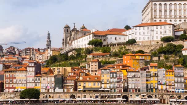 Paysage Urbain Porto Portugais Journée — Video