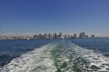 San Diego okyanusun üzerinden görünüm