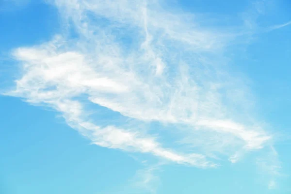 1Seascape Bright Blue Sea Skay White Clouds Background Dusk — Stock Photo, Image