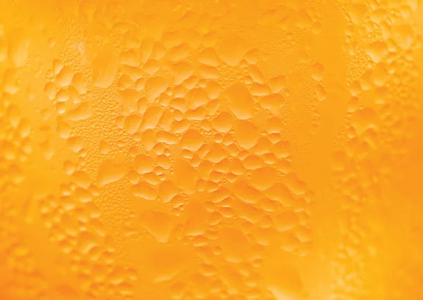 Žlutá Oranžová Voda Kapky Pozadí — Stock fotografie