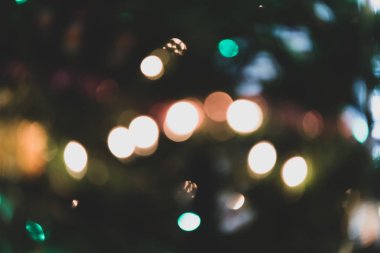 Soyut odaklı olmayan bokeh ışıkları arkaplanı