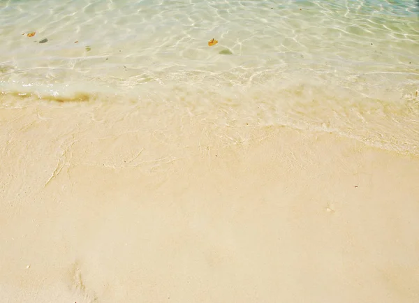 Yakın Çekim Deniz Dalgaları Krabi Tayland Güzel Plajları — Stok fotoğraf