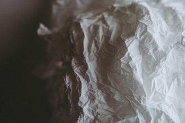 Yakın çekim beyaz kağıt doku arka planı.