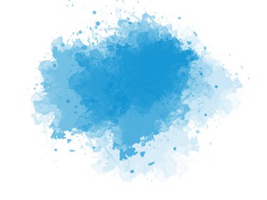 Suluboya resim arkaplanındaki soyut renkli fırça.