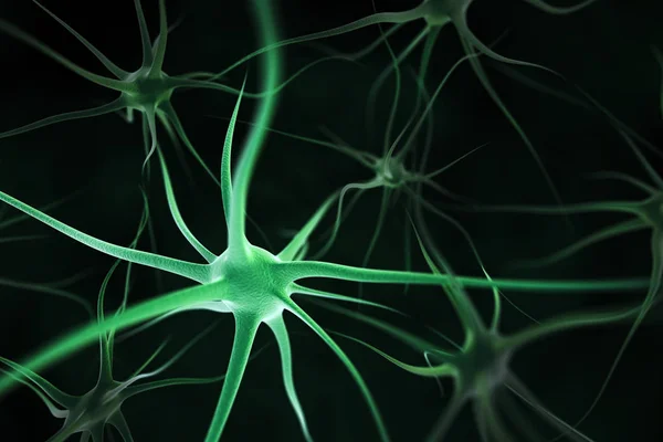Нейроны абстрактный фон — стоковое фото