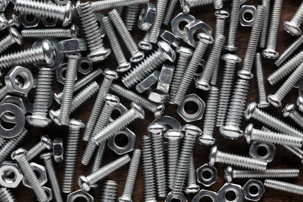 stock image Nuts and bolts background