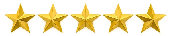 One to five star review — Stock Photo, Image