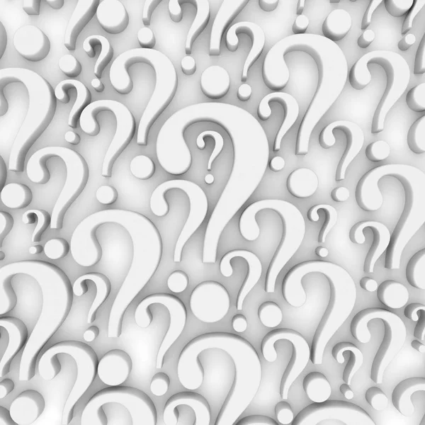 Question mark background - 3d render — Stock Photo, Image