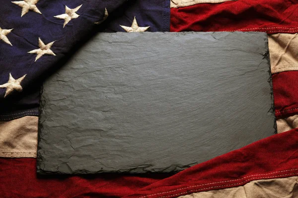 Amerikansk flagga bakgrund för Memorial Day eller 4 juli — Stockfoto