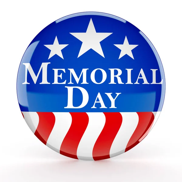 Memorial day button — Stock Photo, Image