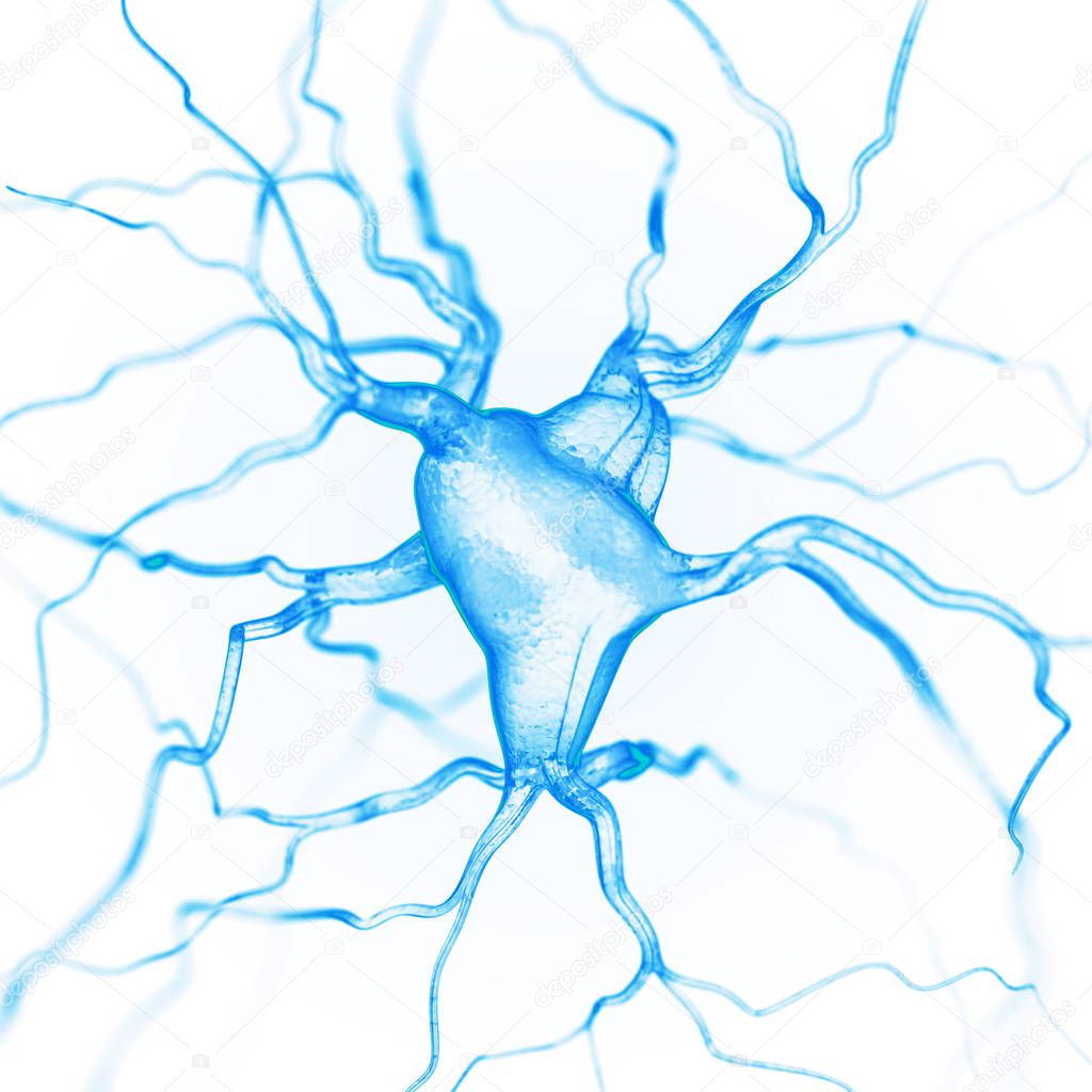 Neurons abstract background