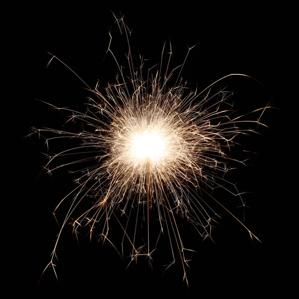 Bright glowing sparkler — Stock Photo, Image