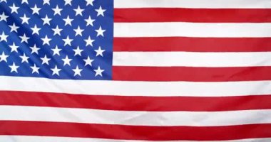 Amerikan bayrağı arka plan döngüsünü sallayarak