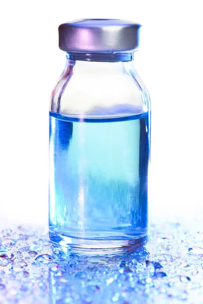 Üres vakcina vagy gyógyszerüveg — Stock Fotó