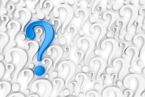 Question mark background - 3d render — Stock Photo, Image