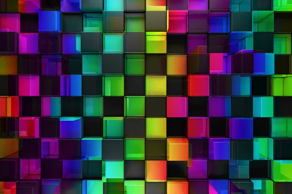 Colorful blocks abstract background — Stock Photo, Image
