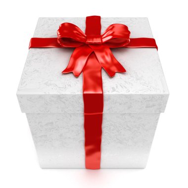 Tek Noel, doğum günü veya Sevgililer Günü hediyesi - 3D rende