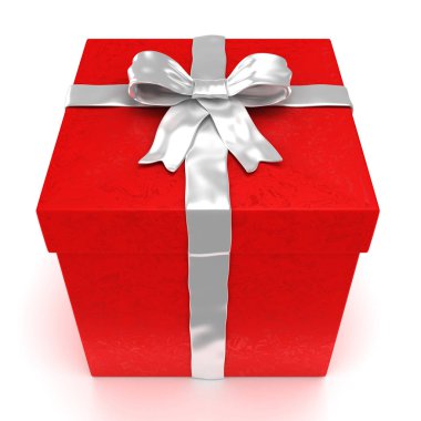 Tek Noel, doğum günü veya Sevgililer Günü hediyesi - 3D rende