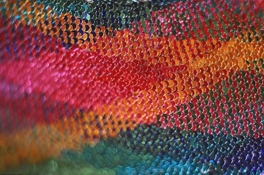 Yuvarlak şekil el yapımı makro görünüm glitter arka plan parlak malzeme payetler ve payetler küçük düz pul Makro fotoğraf Doku