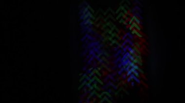 Geothermik ağaçların yanıp sönen çok renkli rakamlar, alışılmadık şekil ışıkları bir çelenk