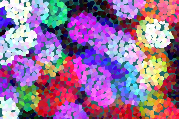 Abstrakter Hintergrund Der Hellen Mehrfarbigen Abbildung Gesättigte Farben Design — Stockfoto