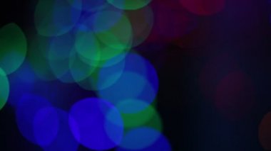 Parlak çok renkli yuvarlak şekil doygun renkler tasarım soyut bokeh arka plan