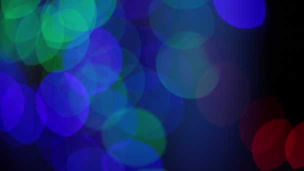 Abstract Bokeh Background Bright Multicolor Shape Saturated Colors Design — Stock Video