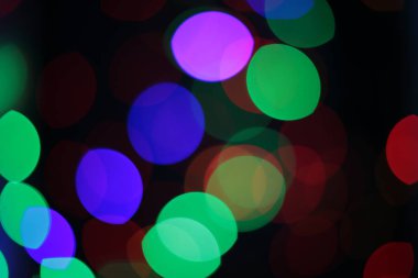 Parlak çok renkli olağandışı bokeh doymuş renkler tasarım soyut arka plan