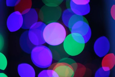 Parlak çok renkli olağandışı bokeh doymuş renkler tasarım soyut arka plan