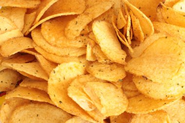 cips makro fotoğraf arka plan, lezzetli snack