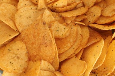 cips makro fotoğraf arka plan, lezzetli snack