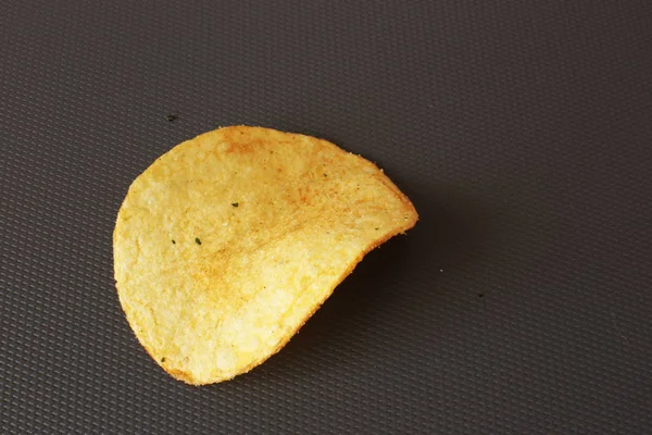 Aptitretande Mellanmål Mellanmål Med Salt Och Kryddor Potatischips Läcker Och — Stockfoto