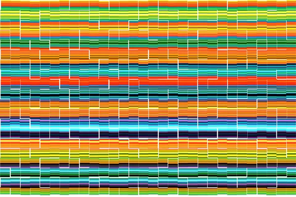 Mor, yeşil, siyan, turuncu, sarı, mavi ve kırmızı renkler ve soyut desen moda tonları parlak gökkuşağı arka plan illüstrasyon