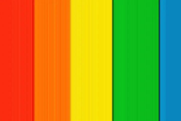 シアン オレンジ 青と赤の色と抽象的なパターンのファッショナブルな色合いの明るい虹の背景イラスト — ストック写真