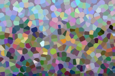 Serin arka plan tasarımı illüstrasyon trendy tonları, şık soyut rakam parlak çok renkli