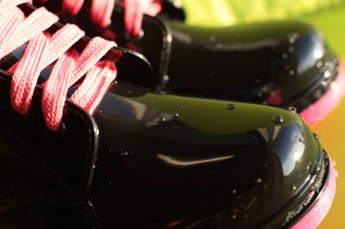 kızlar için büyük rahat sonbahar yürüyüş ayakkabıları, yağmurlu havalarda kadın lastik botlar