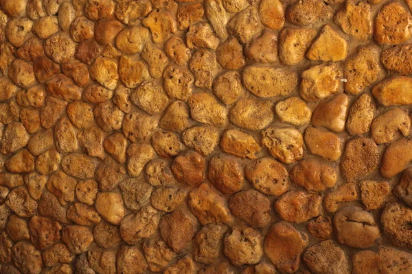 Muro Piedra Hecho Mano Diseño Inusual — Foto de Stock