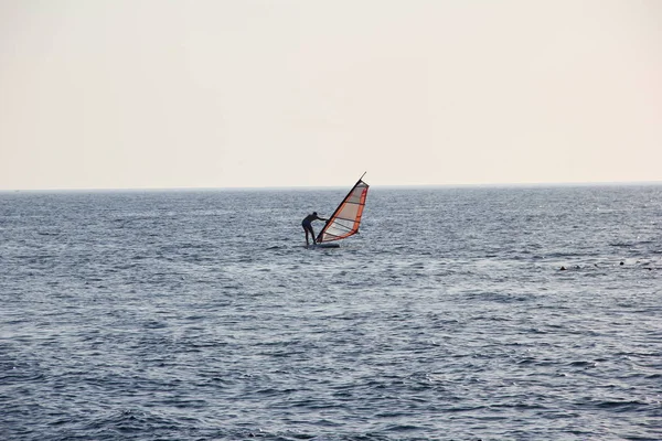 Marmaris Turquía Septiembre 2019 Vela Windsurf Actividades Acuáticas —  Fotos de Stock