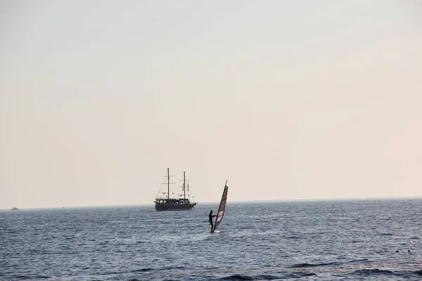 Marmaris Turquía Septiembre 2019 Vela Windsurf Actividades Acuáticas —  Fotos de Stock